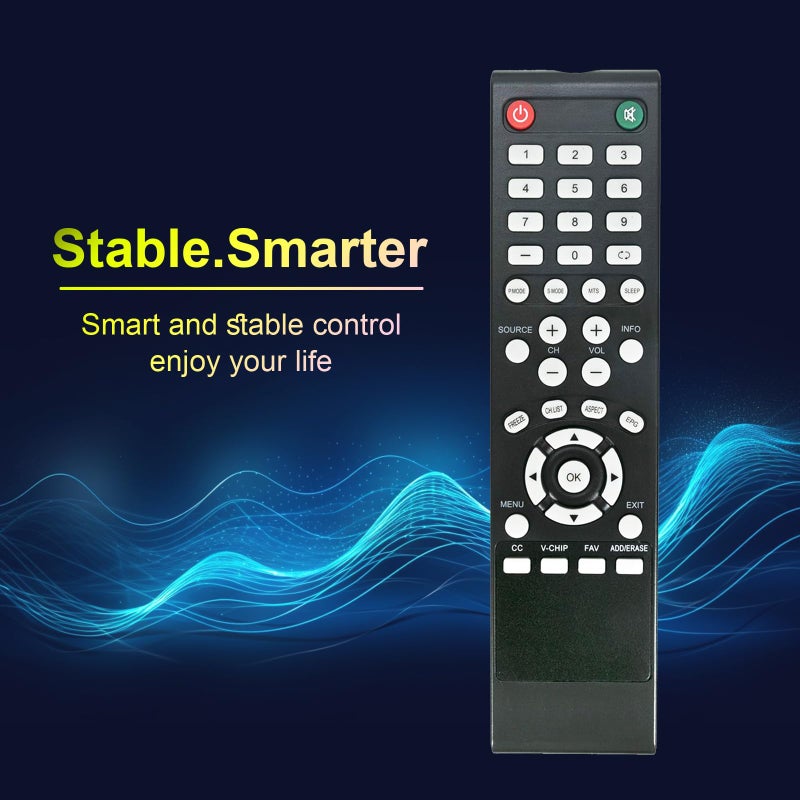 AULCMEET New Replace Remote Control Compatible with Seiki TV LC-24G82 Sc151fs LC-32G82 Sc552gs SE-222FS SC262FS SC391TS SE241TS SE391TS Se22hy01 SE501TS SE551GS SE60GY05 SC151FS SC32HT04 SC371TS SC461TS - Image 5